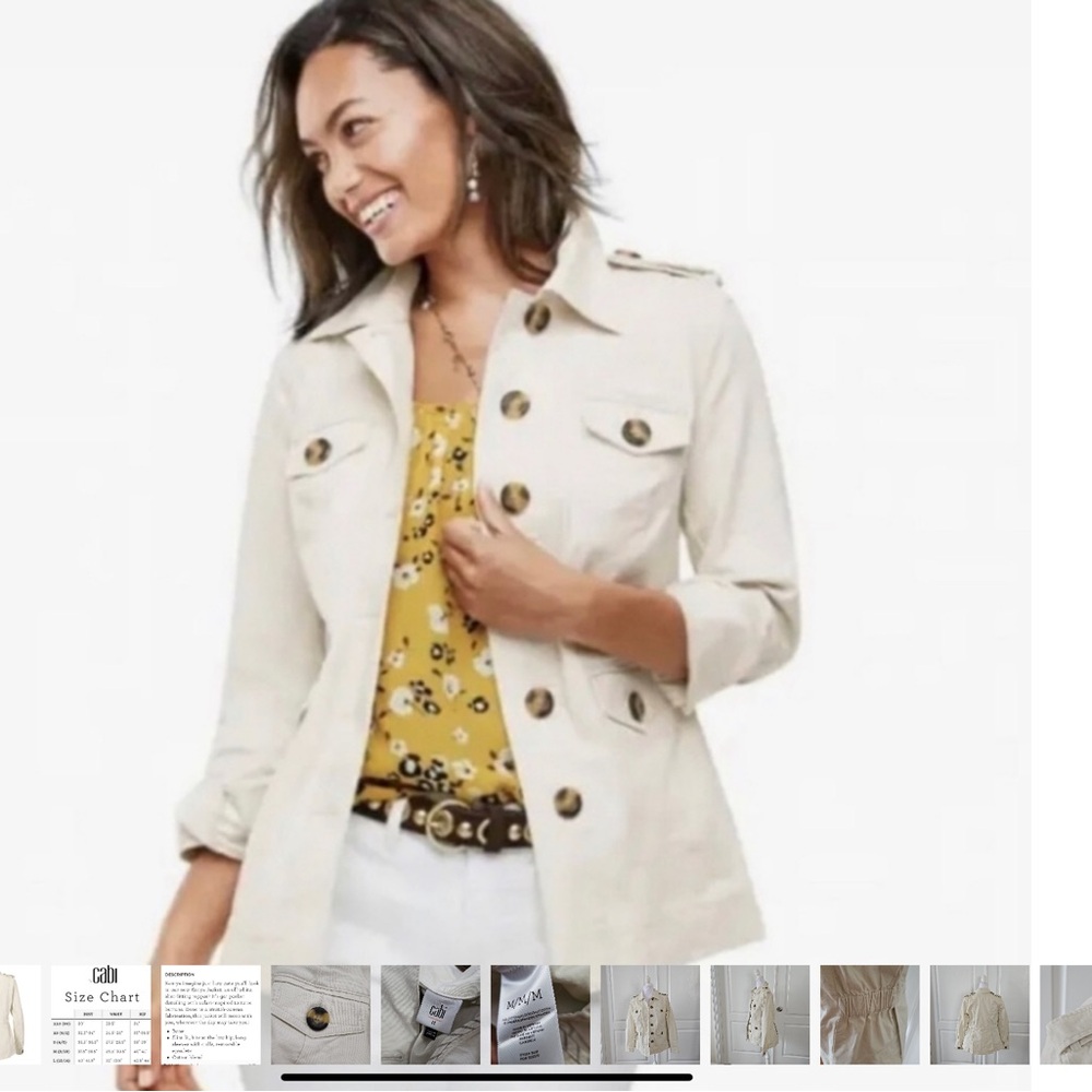 CAbi Kenya Jacket Size Medium M